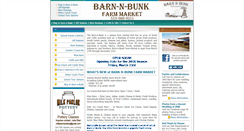 Desktop Screenshot of barnnbunk.com